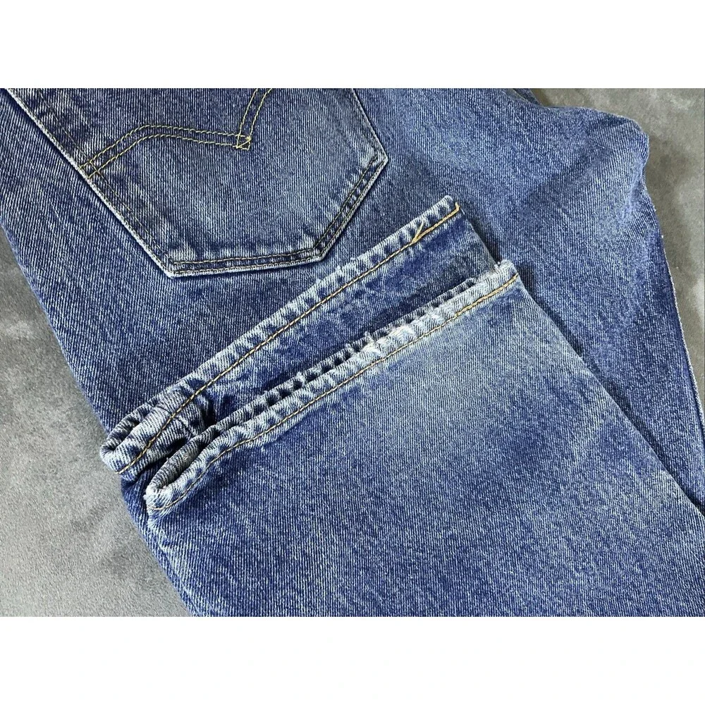 Levi's 501 Men's Original Fit Blue Jeans 38x29 Button Fly Made In Mexico